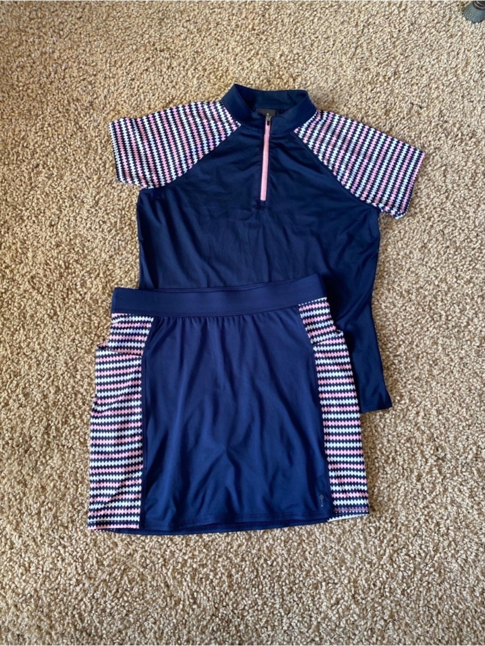 Belyn Key Golf Set Polo Shirt and Skort Size Small